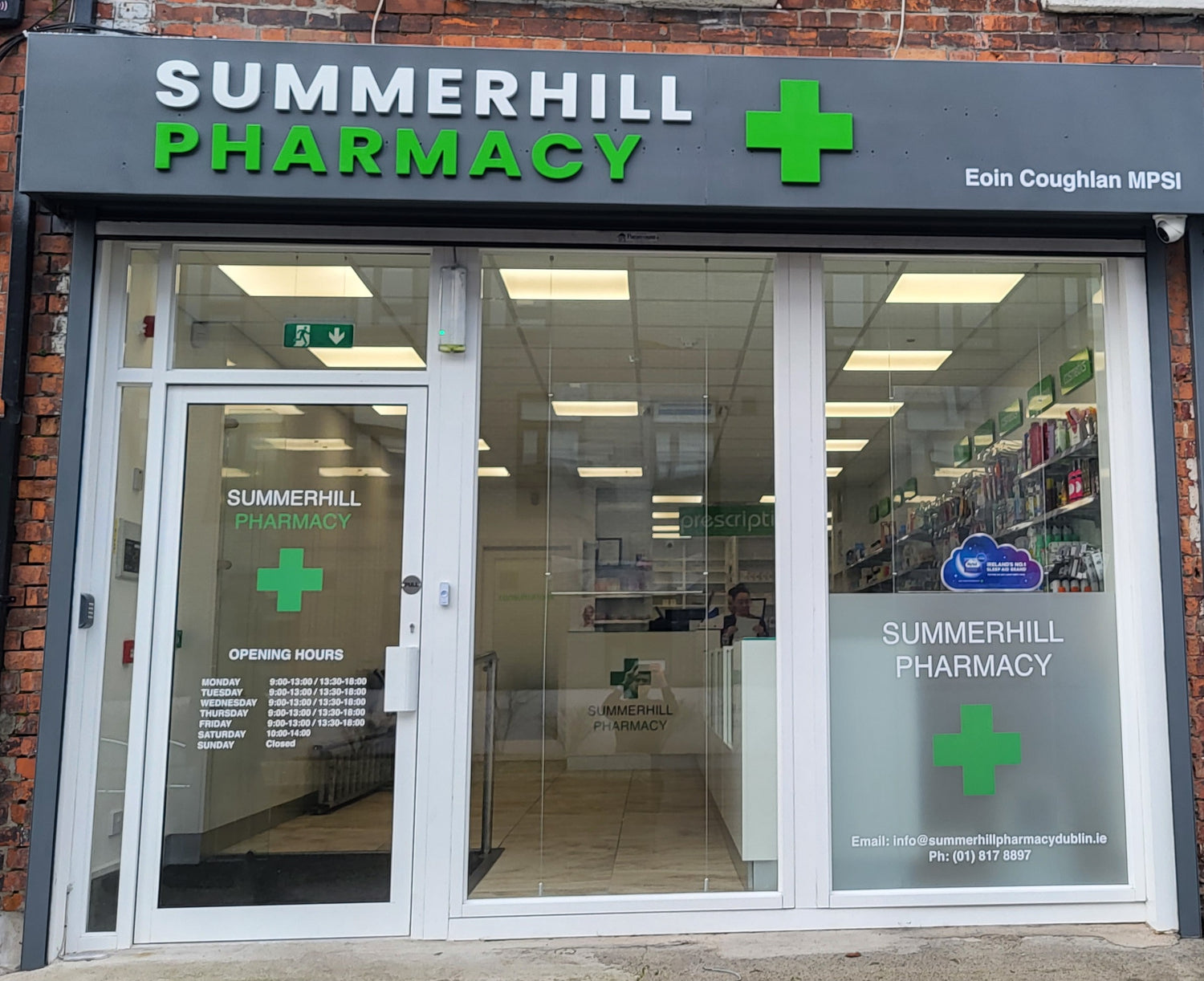 Summerhill Pharmacy Shop Front Image