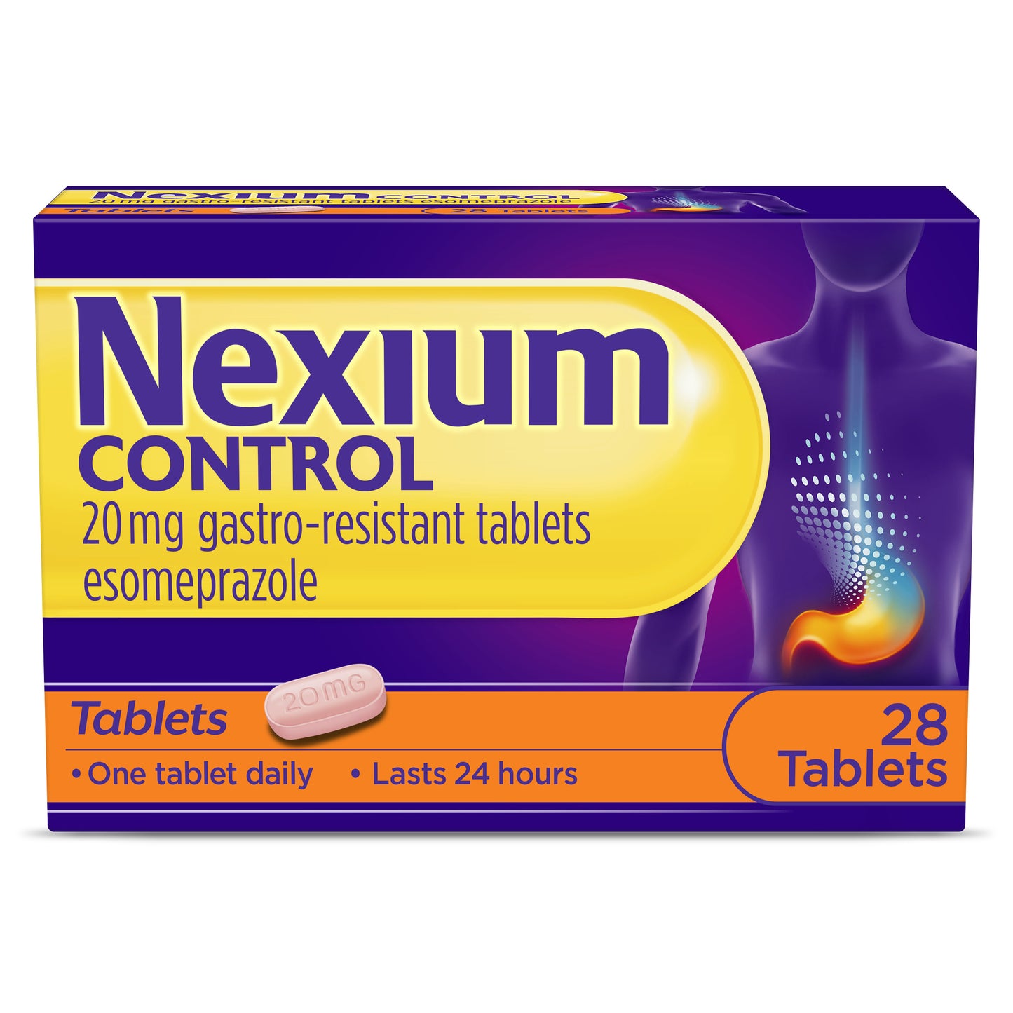 Nexium Control 20mg - 28 Tablets