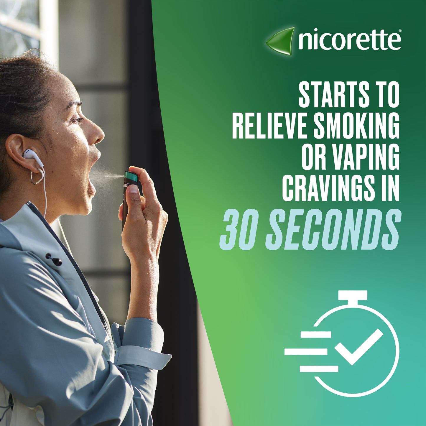 Nicorette Quickmist Freshmint Dual Pack (2 x 150 sprays)