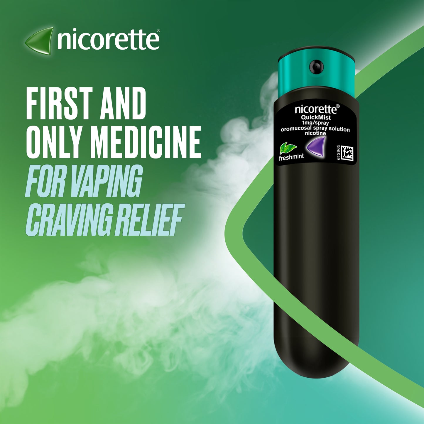 Nicorette Quickmist Freshmint Dual Pack (2 x 150 sprays)