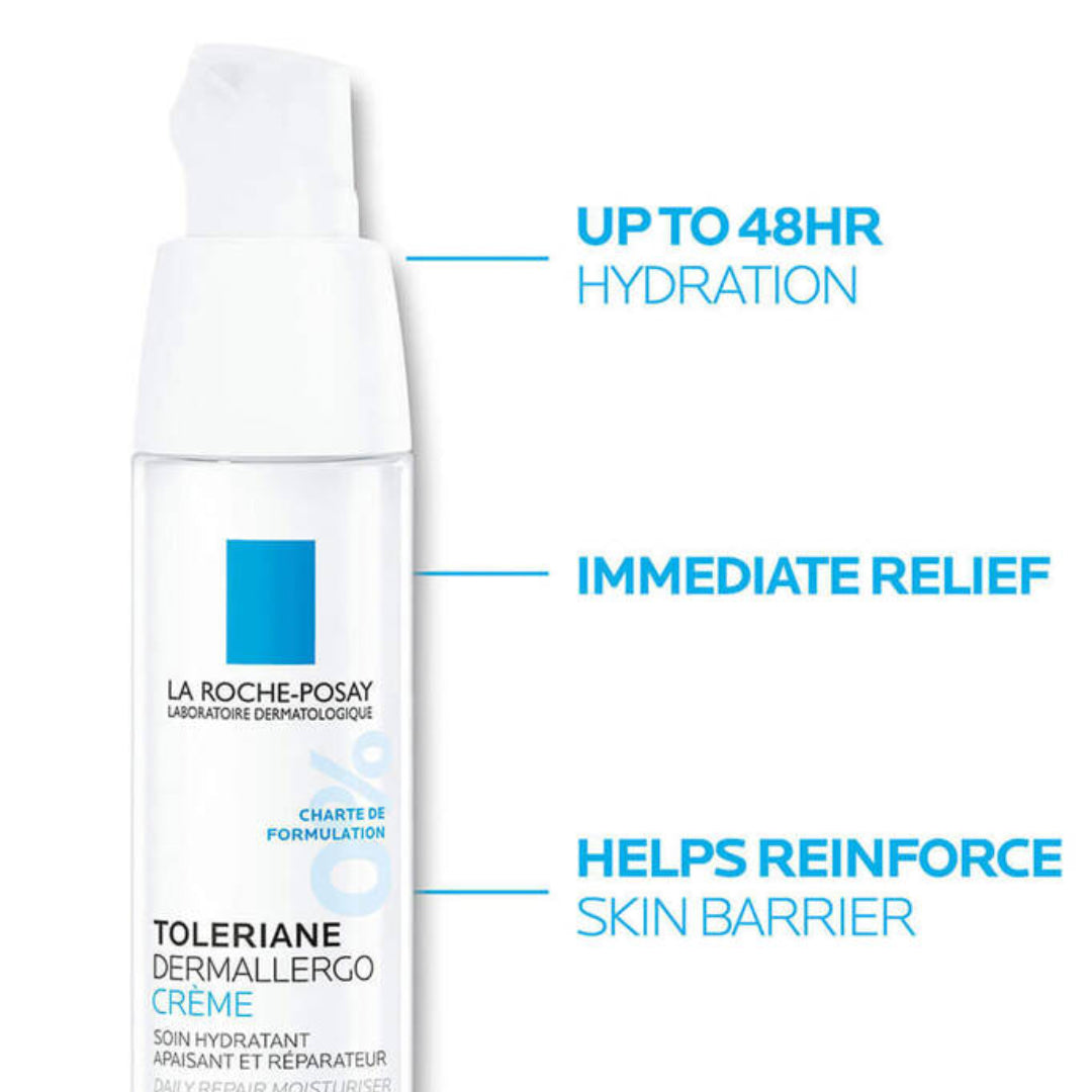 La Roche Posay Toleriane Dermallergo Cream Face Moisturiser - 40ml