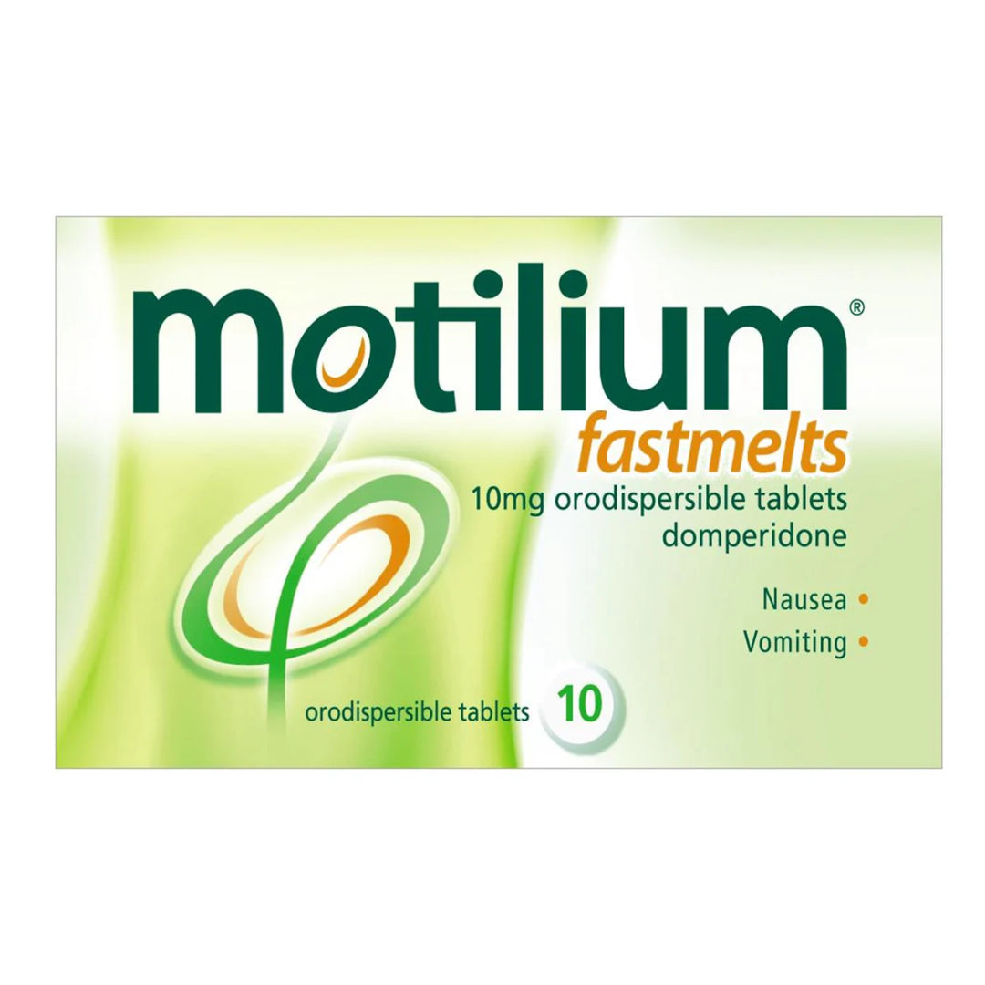 MOTILIUM Fastmelts Domperidone 10Mg Tablets - 10 Pack