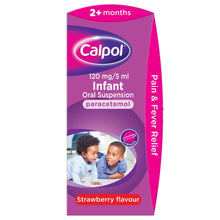CALPOL 2+ months Oral Suspension - 140ml Strawberry (Syringe/Sugar-free)