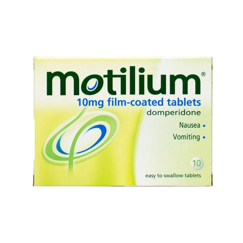 MOTILIUM Domperidone 10Mg Tablets - 10 Pack