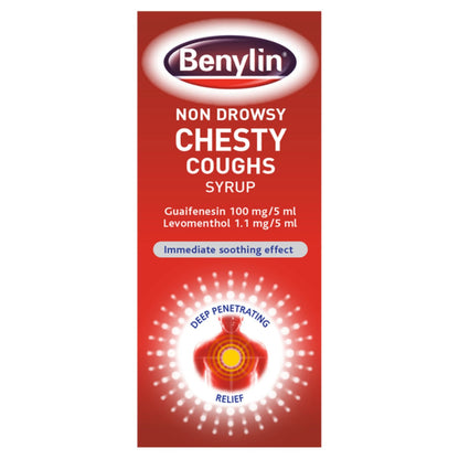 BENYLIN CHESTY COUGH SYRUP NON DROWSY 100mg - 300ML