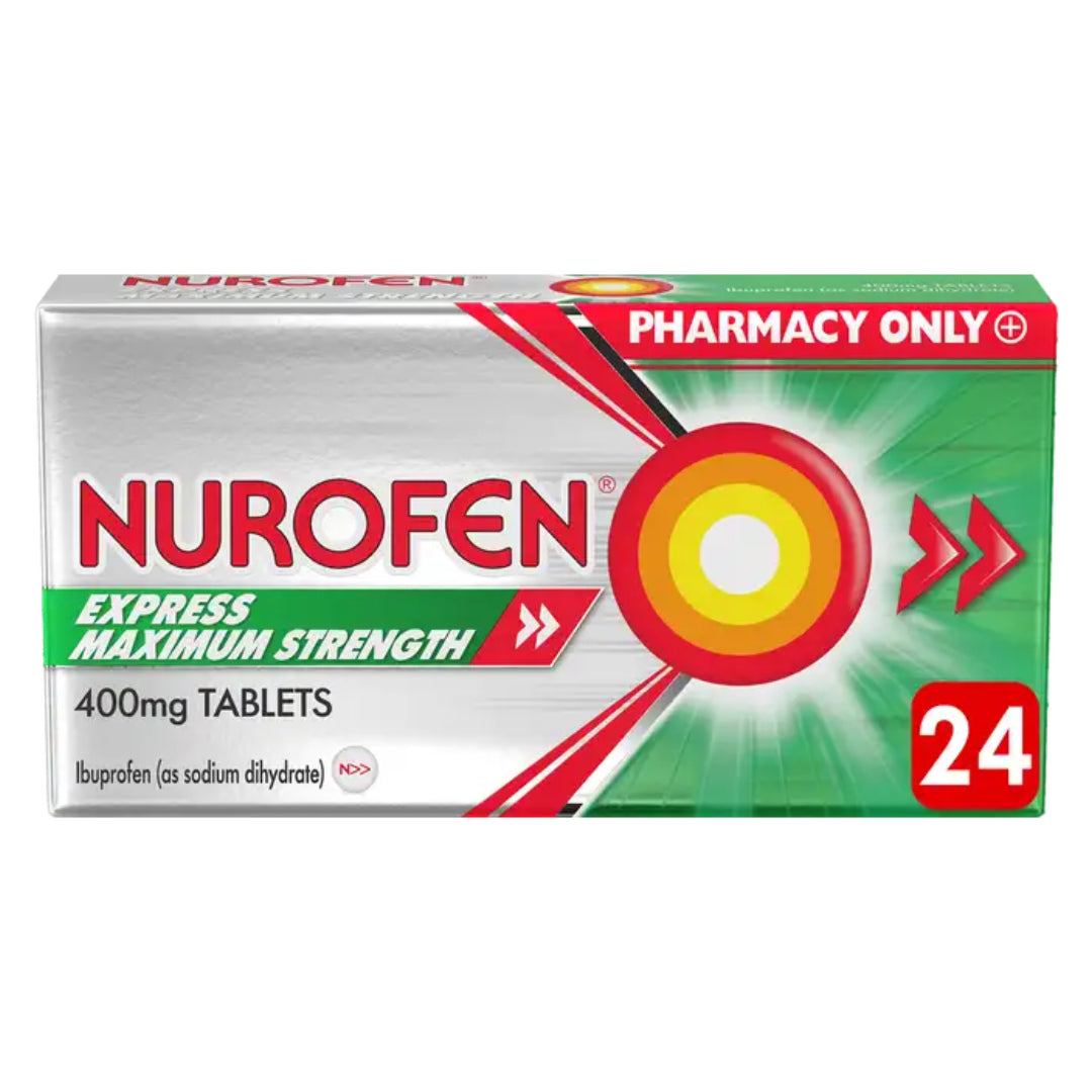 NUROFEN EXPRESS MAX STRENGTH 400MG - 24 TABLETS