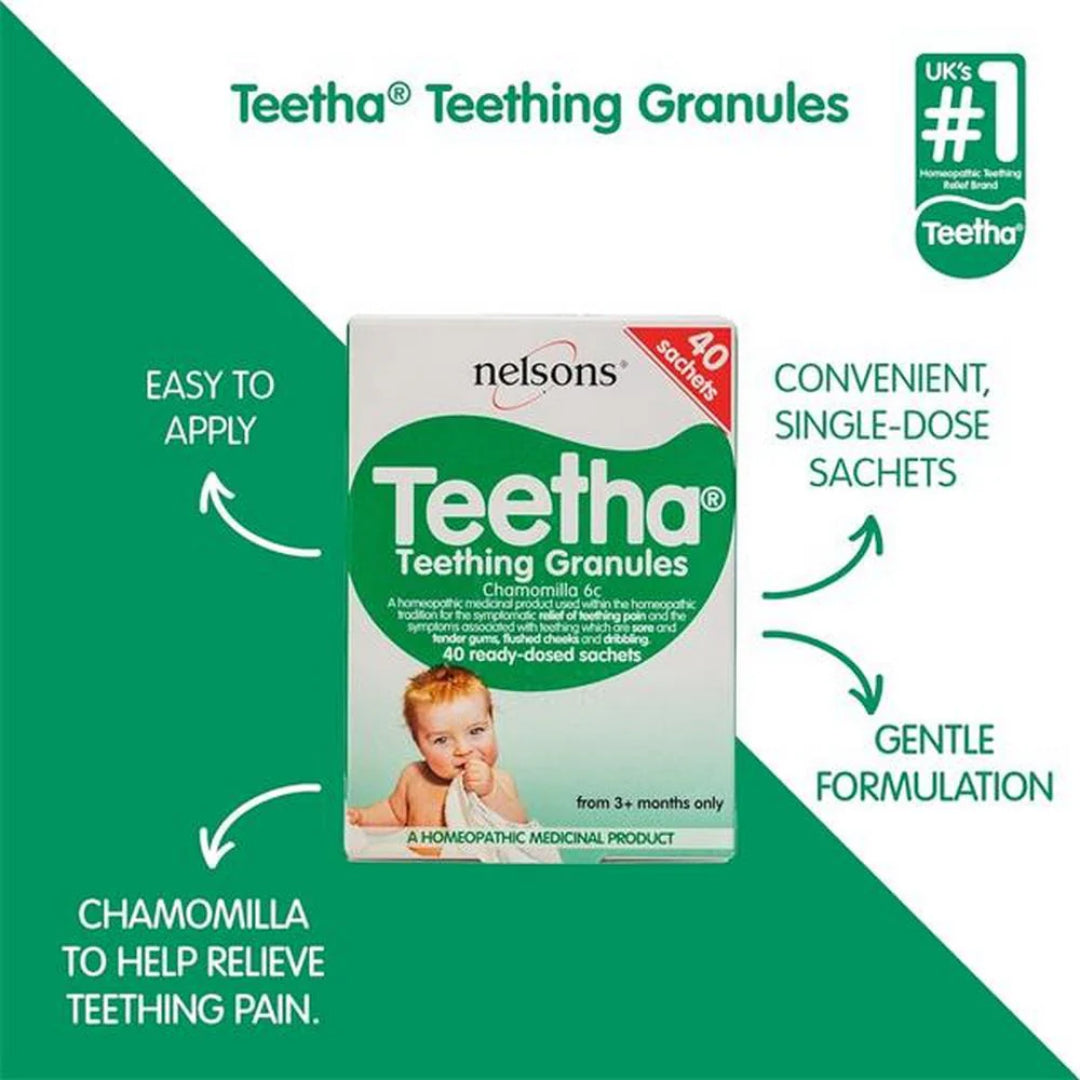 NELSON TEETHA TEETHING GRANULES - 24 SACHETS