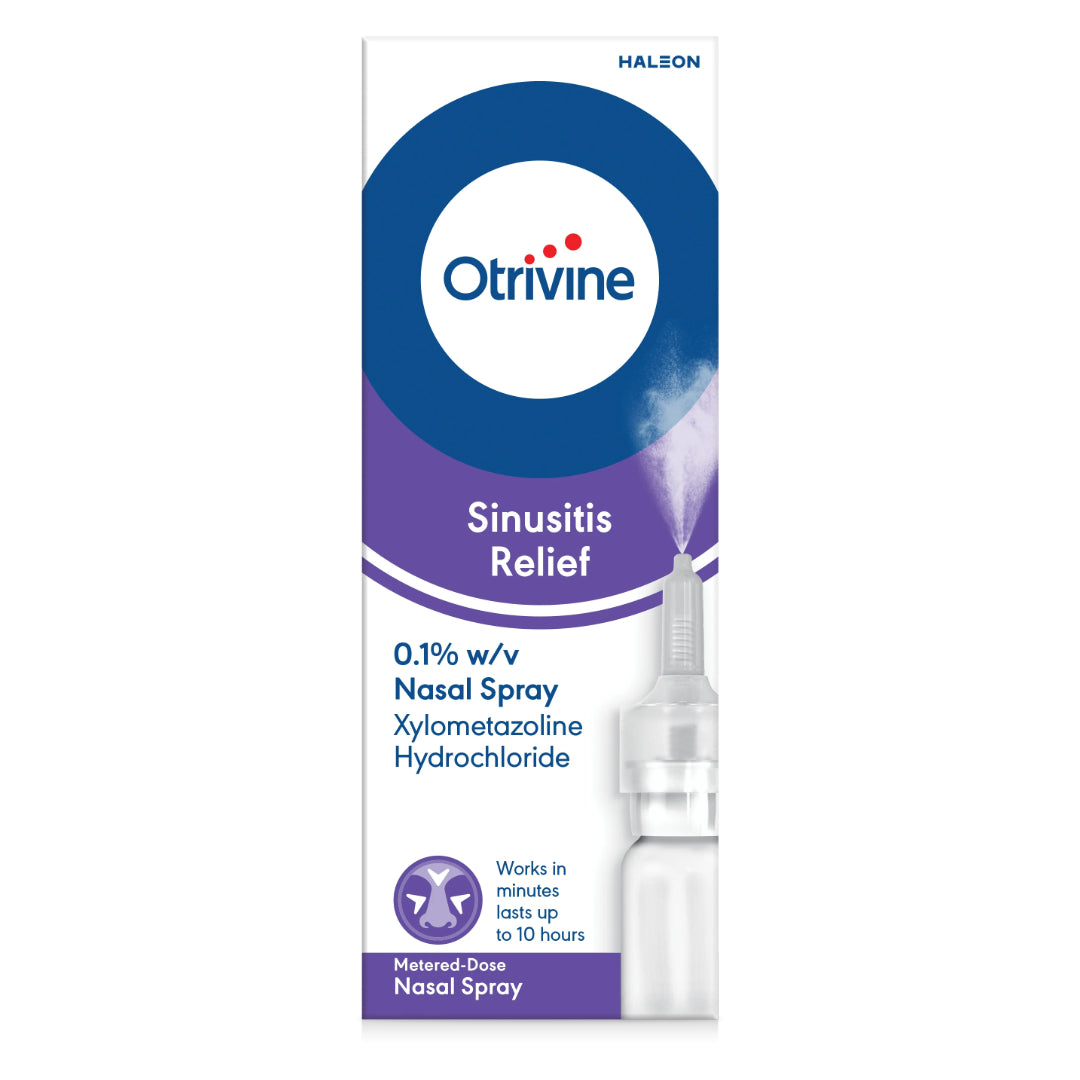 Otrivine Adult Sinusitis 0.1% w/v Nasal Spray - 10ml