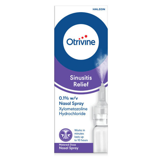 Otrivine Adult Sinusitis 0.1% w/v Nasal Spray - 10ml