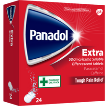 Panadol Extra 500mg/65mg Soluble Effervescent Tablets 24
