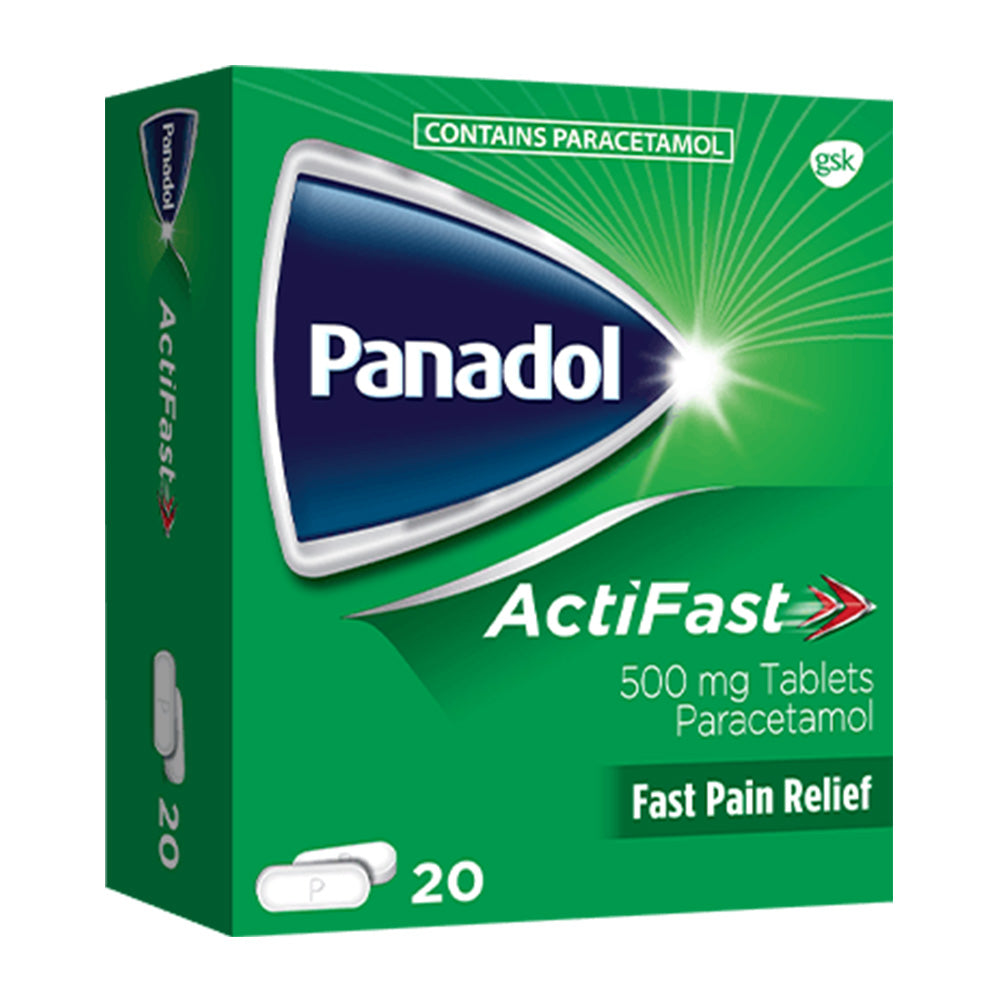 PANADOL Actifast 500mg Tablets - 20 Pack