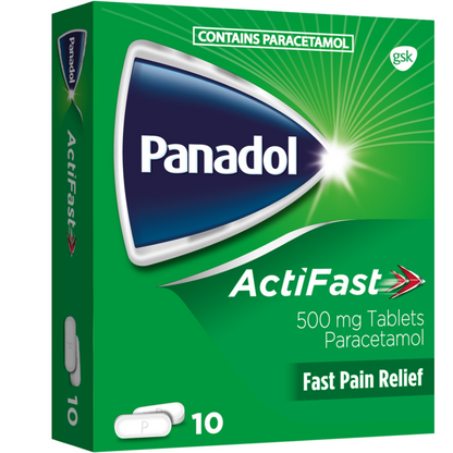 Panadol ActiFast 500mg - 10 Tablets