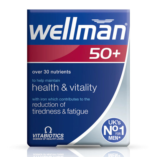 Vitabiotics Wellman 50+ - 30 Tablets