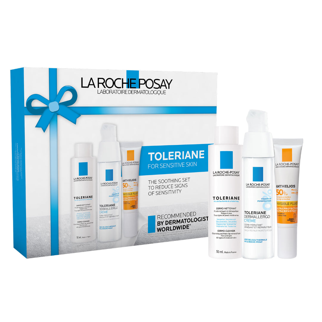 La Roche Posay Toleriane For Sensitive Skin Gift Set - 3 Piece