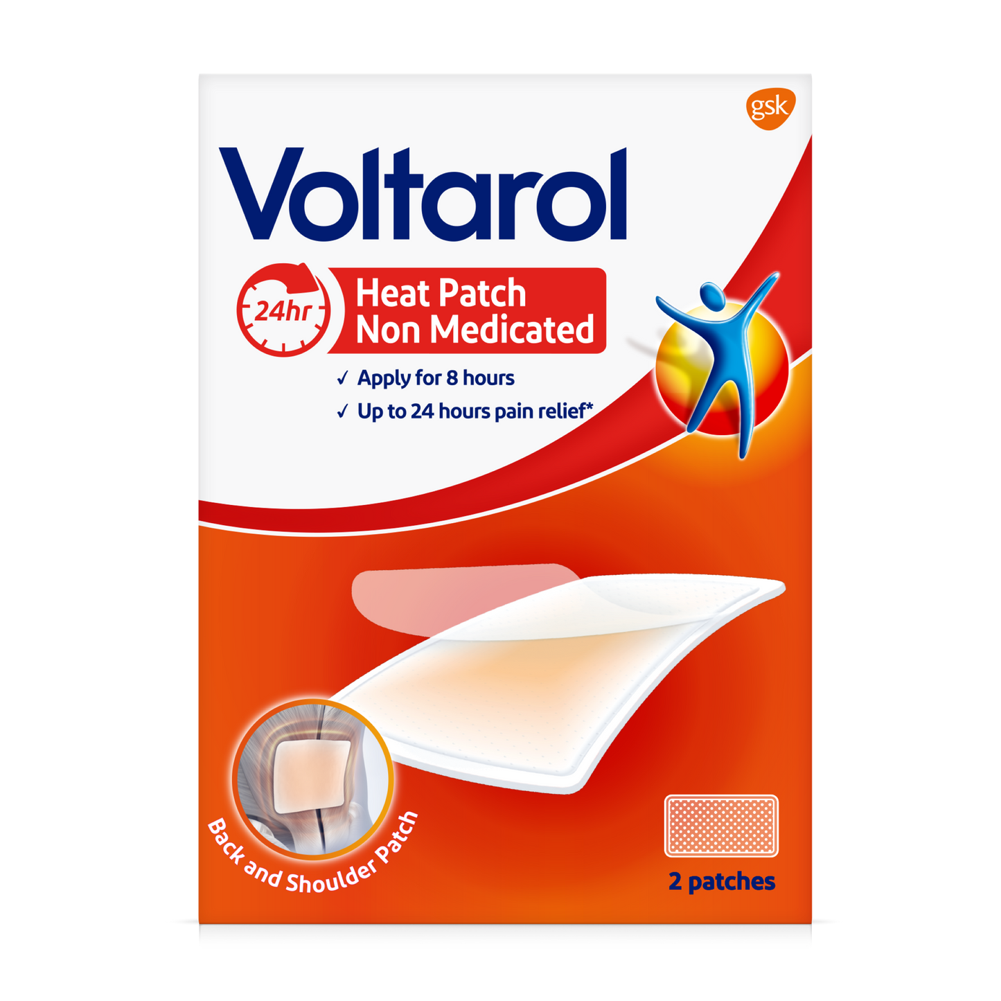 Voltarol Heat Patch Non Medicated - 2 Pack