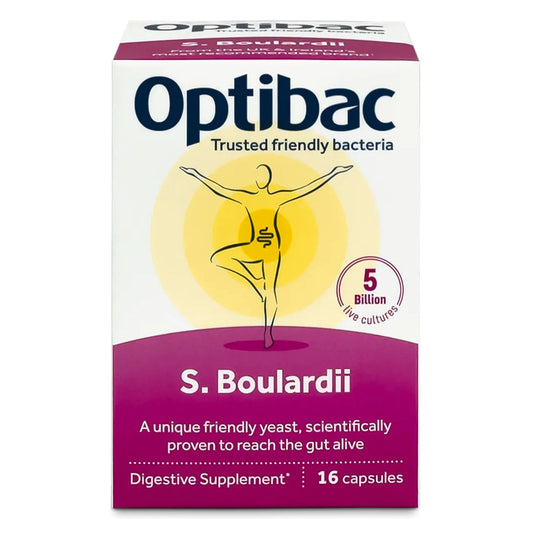 Optibac Saccharomyces Boulardii - 16 Capsules