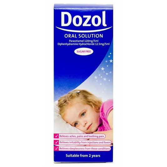 DOZOL Paracetamol 120mg/5ml Syrup - 100ml