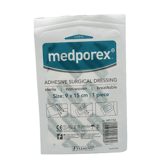 MEDPOREX ADHESIVE SURGICAL DRESSING 9 X 15 CM - 1 Pack