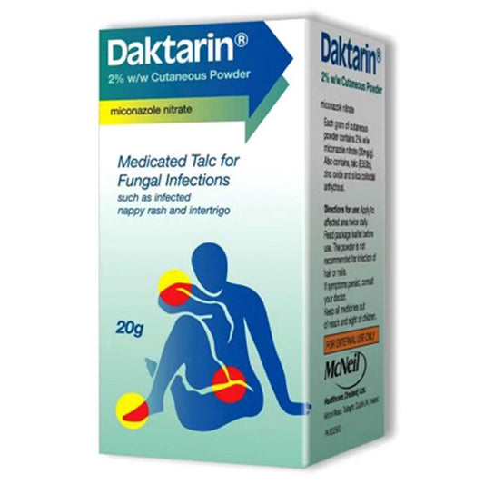 DAKTARIN Cutaneous Powder 2% w/w - 20g