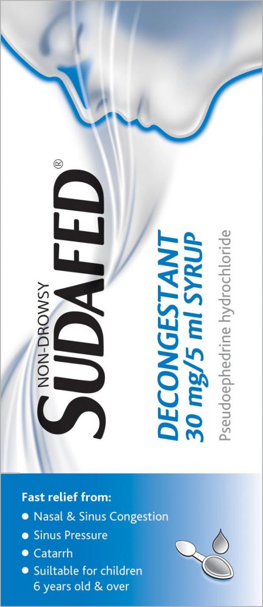 Sudafed® Non-Drowsy Decongestant Syrup