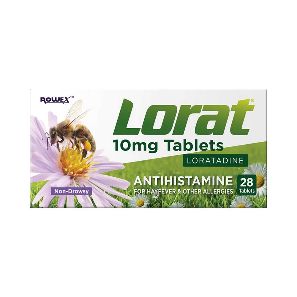 LORAT Loratadine 10mg Tablets - 28 Pack