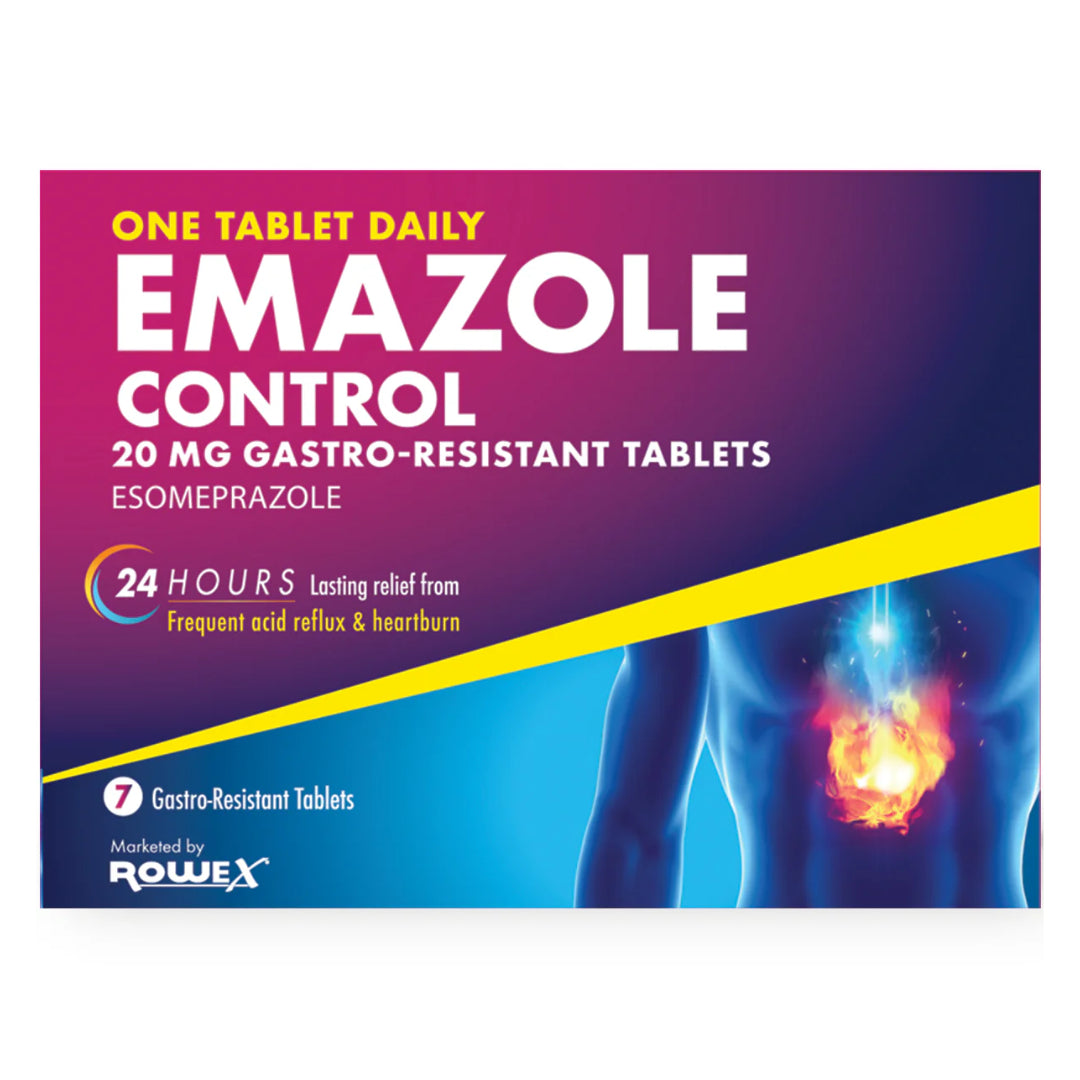 Emazole Control 20mg Gastro Resistant Tablets - 7 Pack