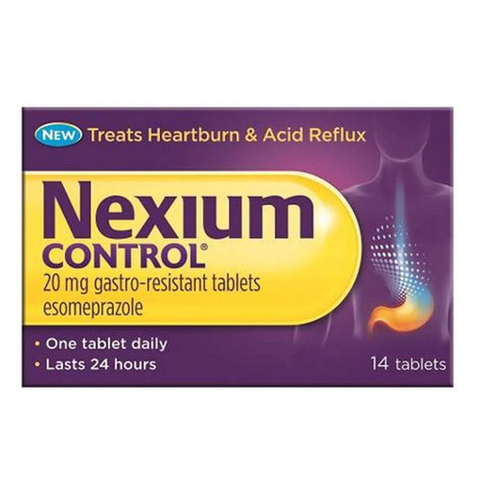 Nexium Control Gastro-Resistant Tablets 20Mg - 14 Tablets