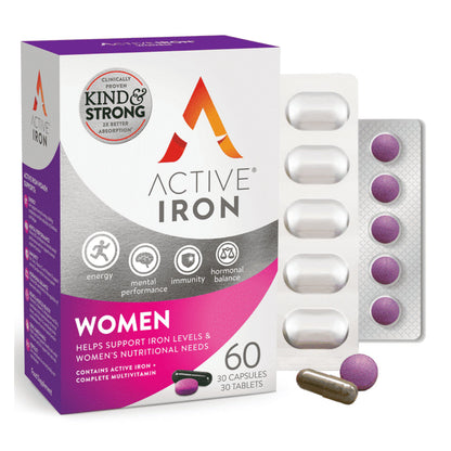 Active Iron Women - 30 Capsules + 30 Tablets