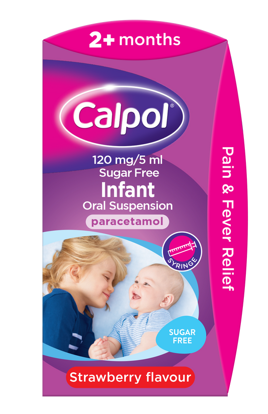 CALPOL 2 months+ Oral Suspension 120Mg/5Ml - 60ml