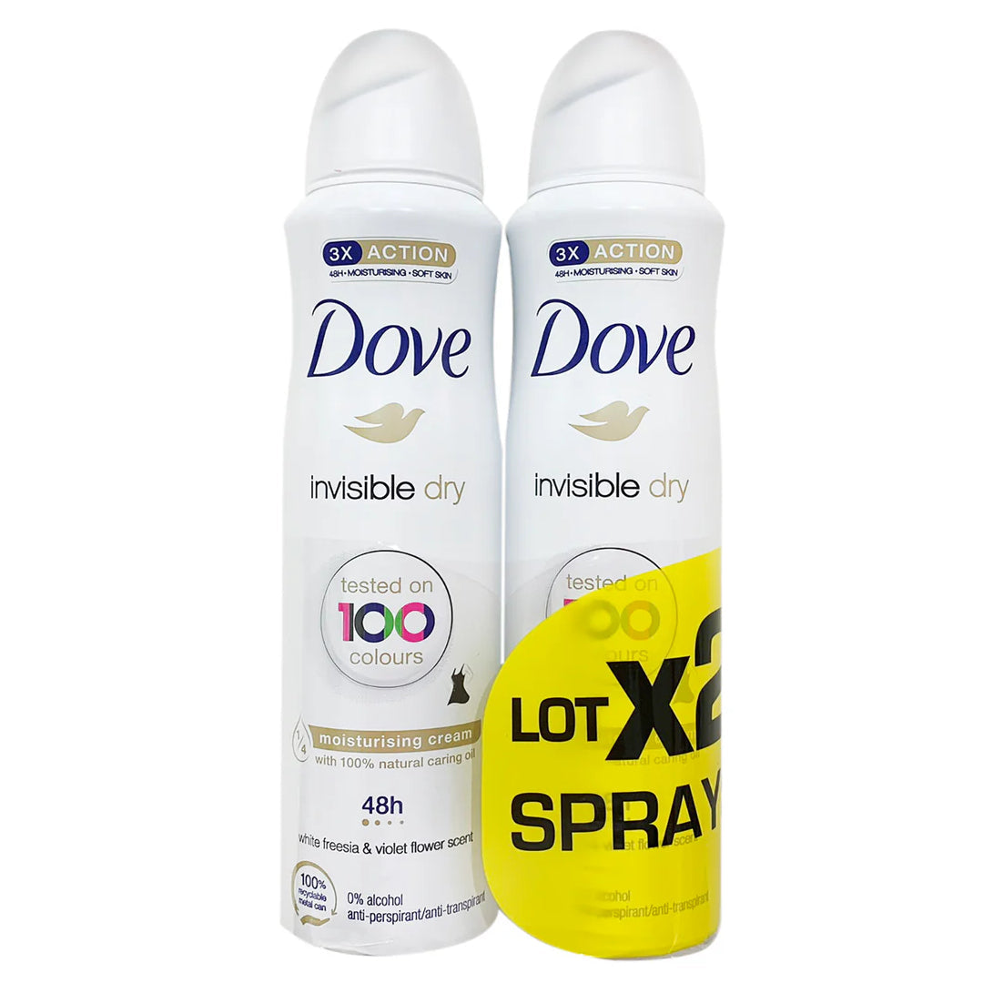 Dove Invisible Dry Anti-Perspirant 150ml - Twin Pack