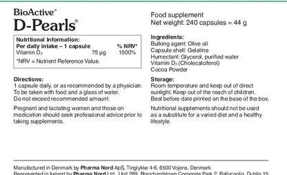 Pharma Nord Bioactive Vitamin D-Pearls 75µg