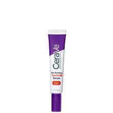 Image showing deep purple and white tube with CeraVe Skin Renewing 10% Vitamin C Serum written as description. It is on a white background.