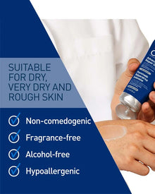 Information on CeraVe Advanced Ointment for very dry skin - non-comedogenic, fragrance-free, alcohol-free, hypoallergenic.