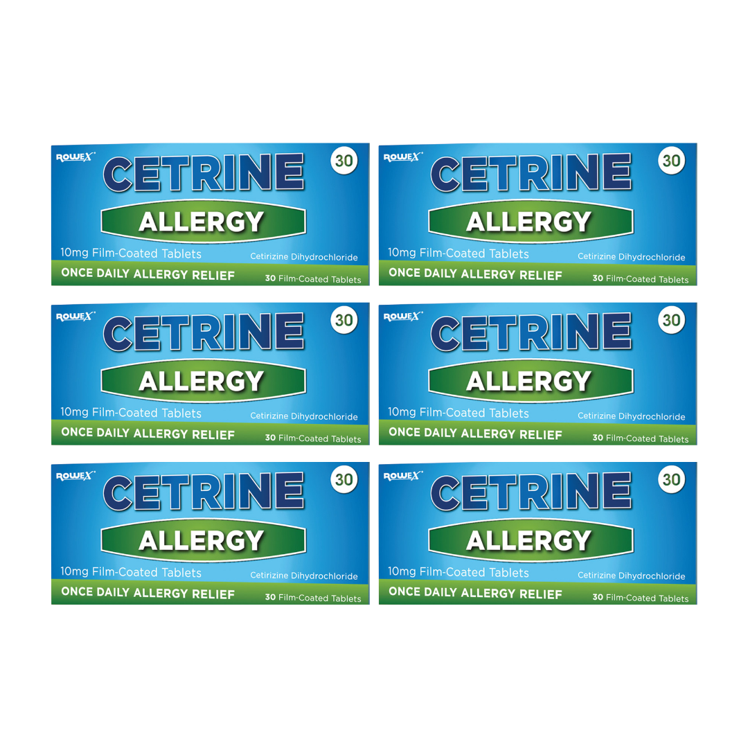 Cetrine Allergy 10mg - 6 Month Supply