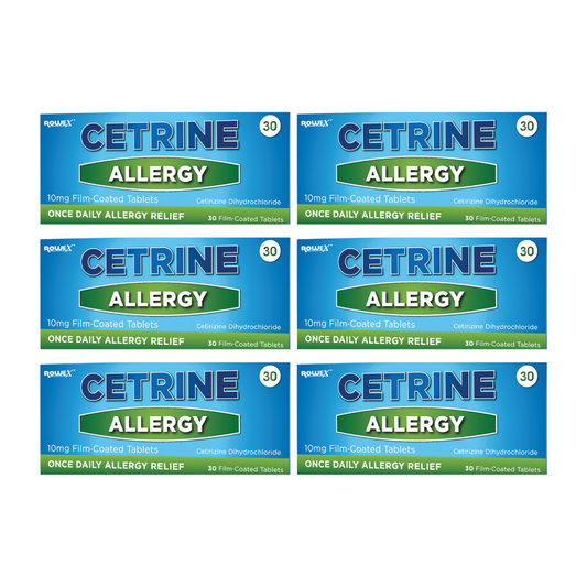 Cetrine Allergy 10mg - 6 Month Supply