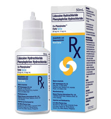 Co-Phenylcaine Forte Spray (lidocaine/phenylephrine) - Prescription Only Product