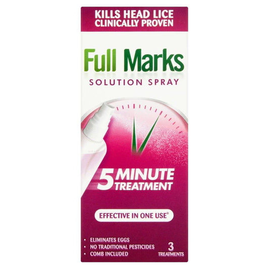 Full Marks Spray 150ml - Head Lice Treatment
