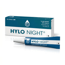 HYLO NIGHT eye ointment packaging on a white background