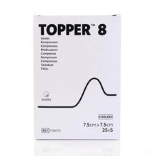 TOPPER 8 SWABS STERILE 7.5 x 7.5cm - (25 x 5)