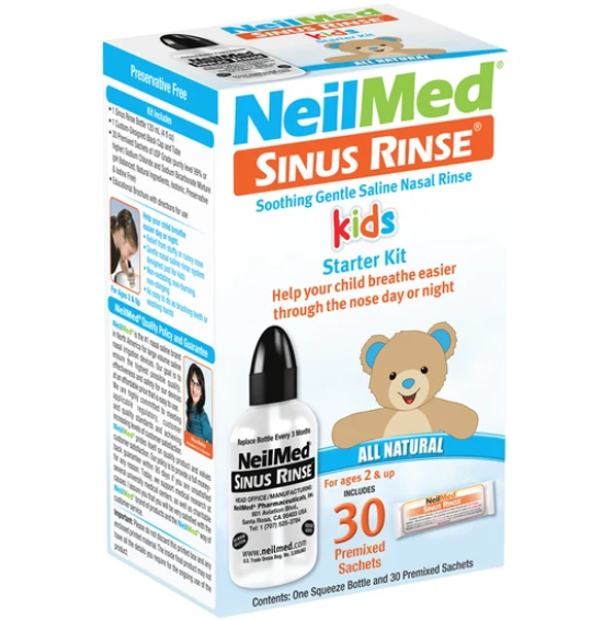 NeilMed Sinus Rinse for Kids Starter Kit - 30 sachets