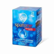 Image of blue box of Spatone Food Supplement 28 pack.