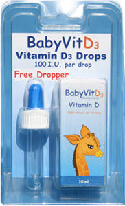 BABYVIT D3 DROPS 100IU/DROP 10ML