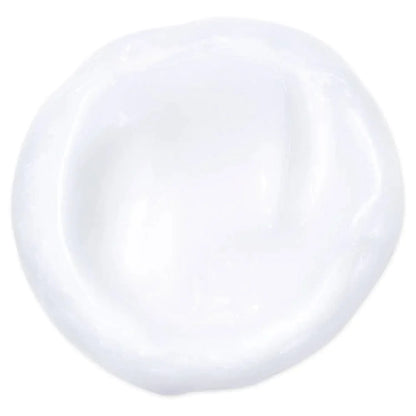 Image of a white circle of translucent cream cleanser