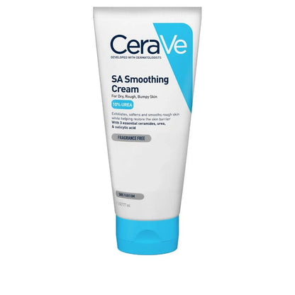 CeraVe SA Smoothing Cream tube on a white background