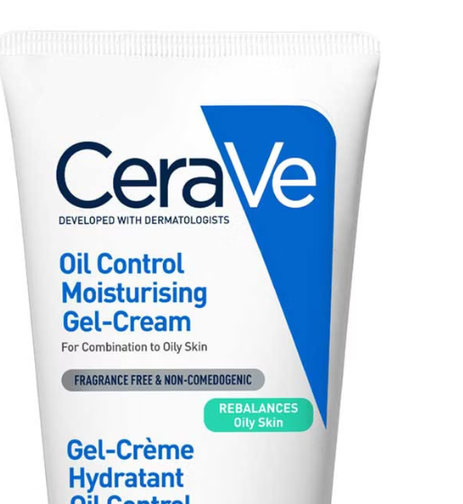 CeraVe Oil Control Moisturising Gel-Cream With Oil Absorbing Technology & Ceramides For Combination and Oily Skin 52ml
