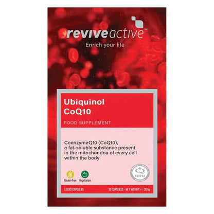 Revive Active Ubiquinol CoQ10 - 30 Capsules