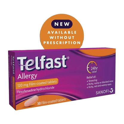 Telfast Allergy 120mg - 30 Tablets