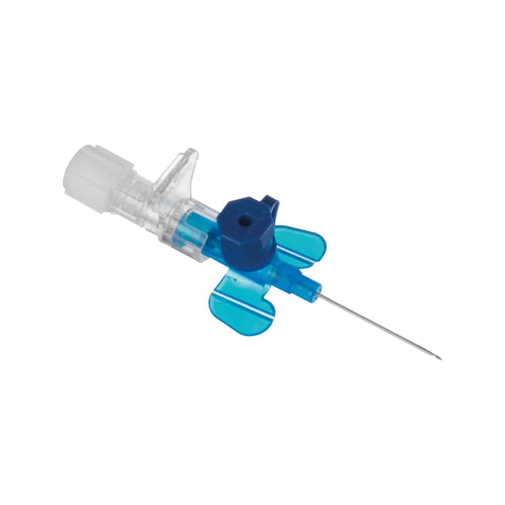 Vasofix ported 22G blue IV cannula