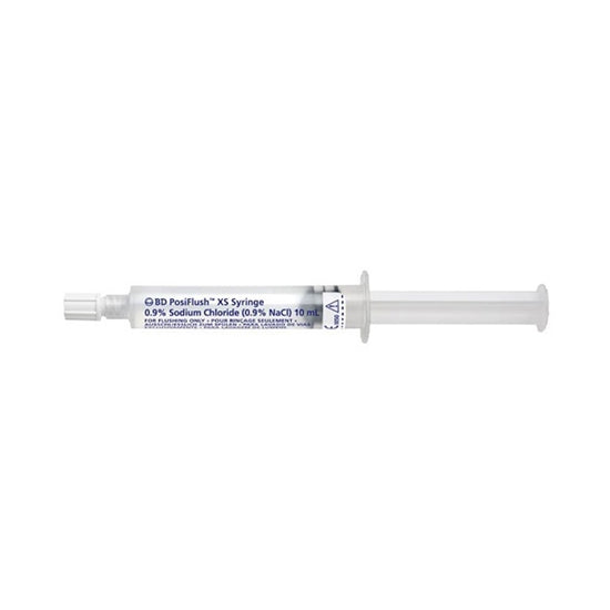 BD PosiFlush XS sodium chloride 0.9% 10 ml prefilled syringe; pack of 30
