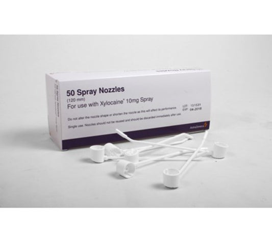 Nozzle for Xylocaine spray (short 120mm) pack of 50